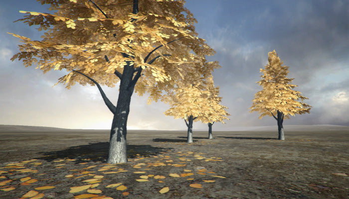 Trees with Falling Leaves