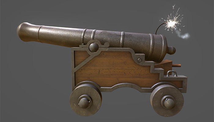 Cannon With Firing FX