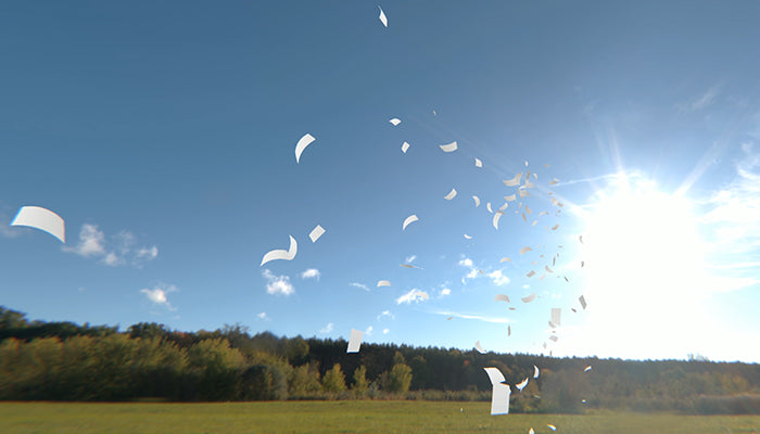 Falling Paper VFX
