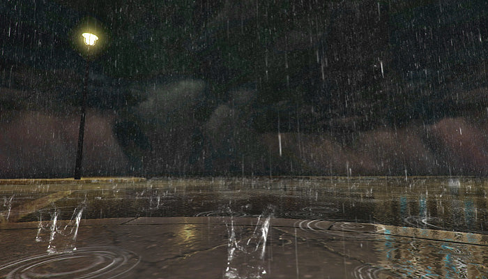 Realistic Rain Storm