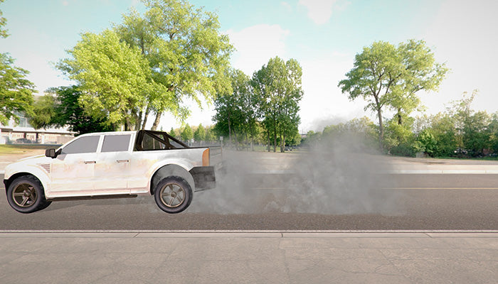 Tire Burnout Smoke