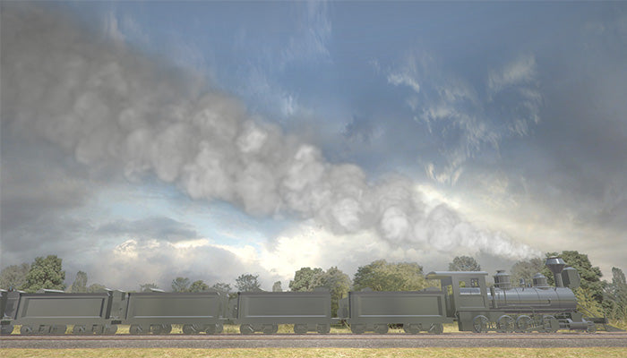 Steam Train Smoke