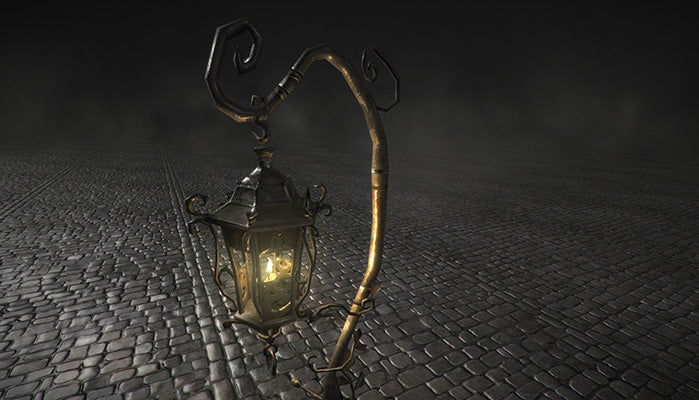 Fantasy Street Lamp Post