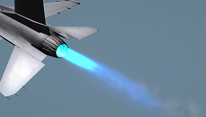 Jet Engine Flames