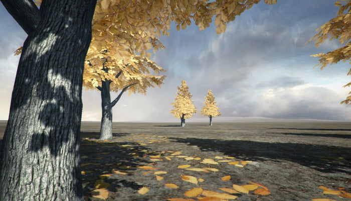 Trees with Falling Leaves