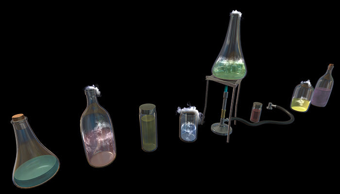 Bubbling Magic Potions