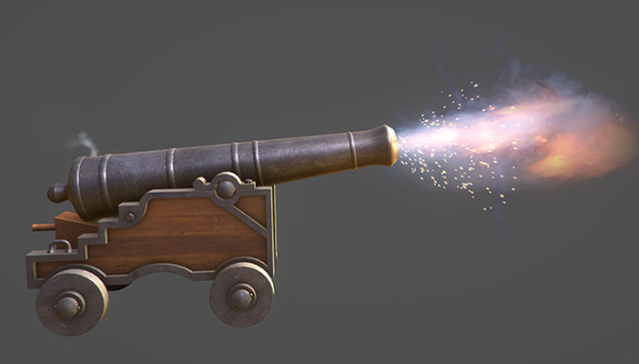 Cannon With Firing FX