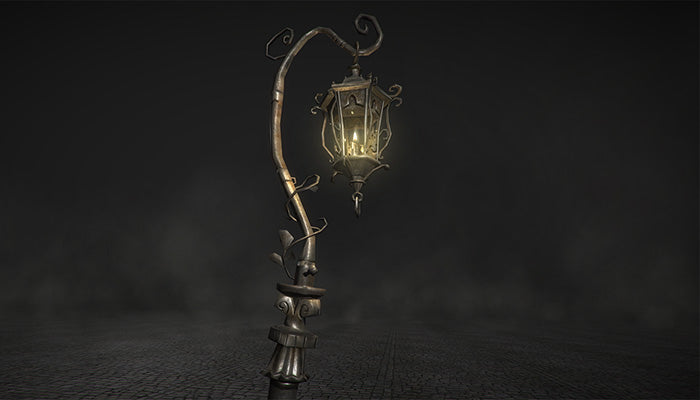 Fantasy Street Lamp Post
