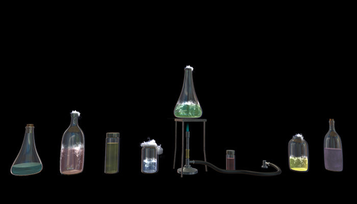 Bubbling Magic Potions