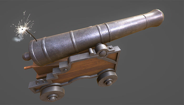 Cannon With Firing FX