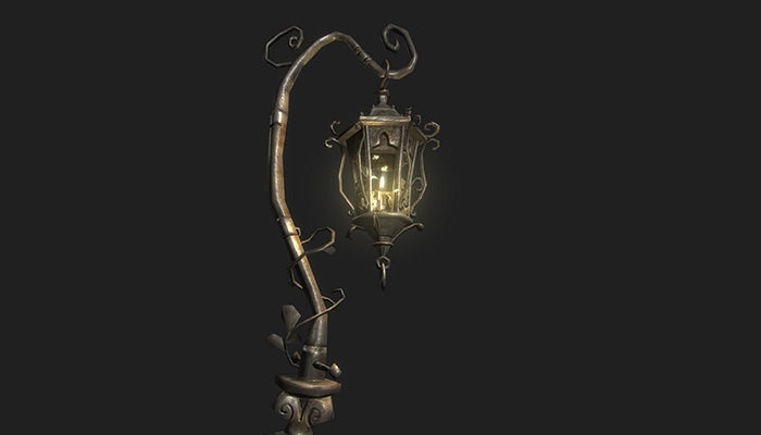 Fantasy Street Lamp Post