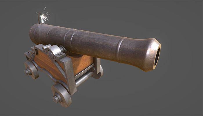 Cannon With Firing FX
