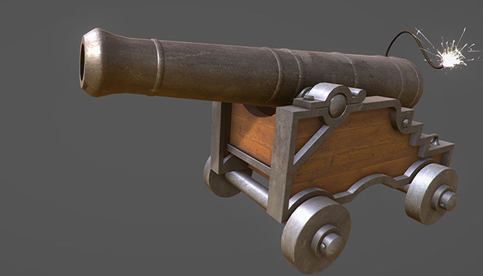 Cannon With Firing FX