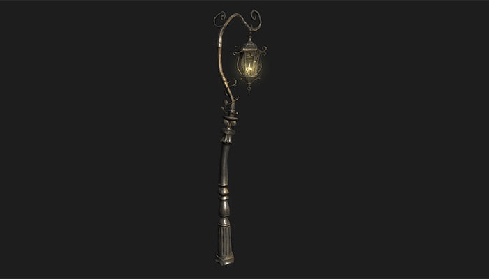 Fantasy Street Lamp Post
