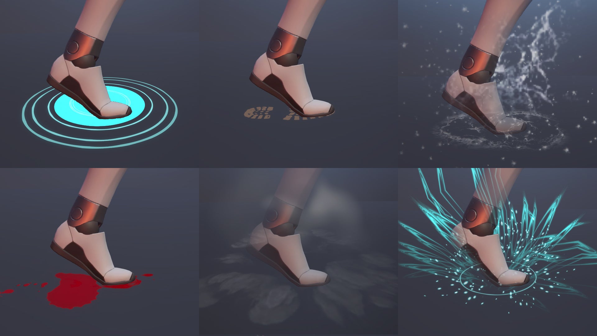 Foot Step Particles Vrchat Foot Step VFX – Realtime VFX Store