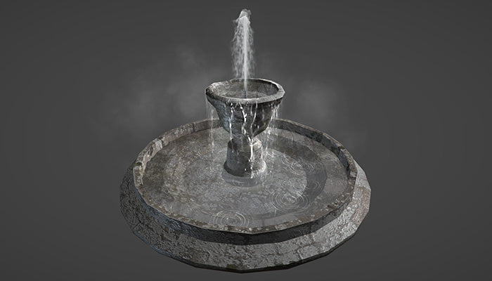 Realistic Water Fountain