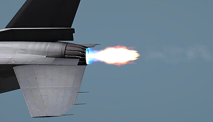 Jet Engine Flames