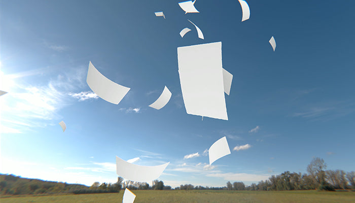 Falling Paper VFX