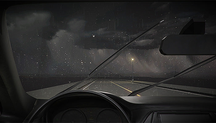 Car Window Rain