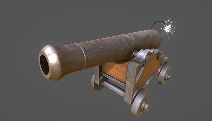 Cannon With Firing FX