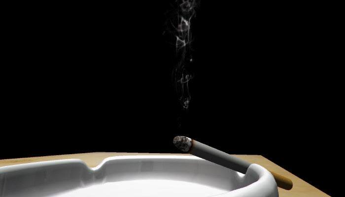 Cigarette with Smoke Effect