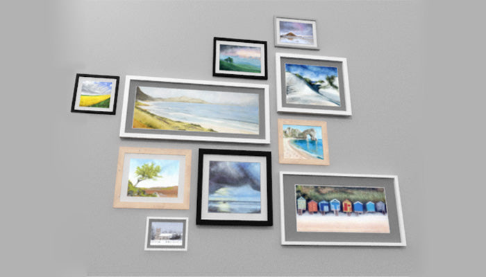 Picture Frames with Paintings