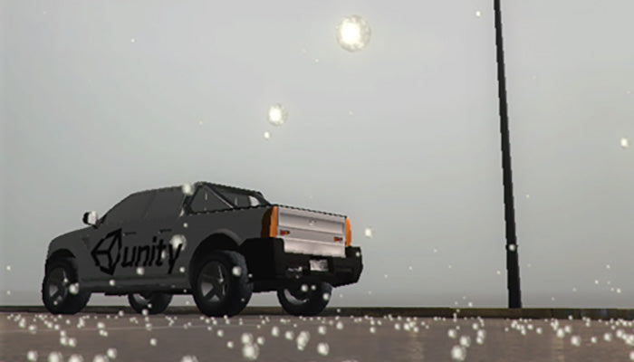 Realistic Hail Storm