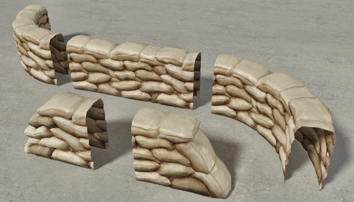 Sandbags Wall Construction Kit